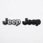 شعر كلمة Jeep الأصلي للشبكة الأمامية والرفارف (إستانلس ستيل مطلي نيكل كروم)*